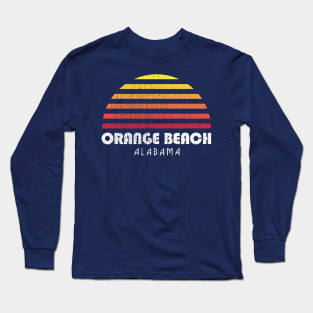 Orange Beach Long Sleeve T-Shirt - Orange Beach Alabama by DesignShopTees